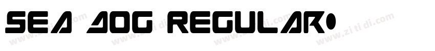 Sea Dog Regular字体转换